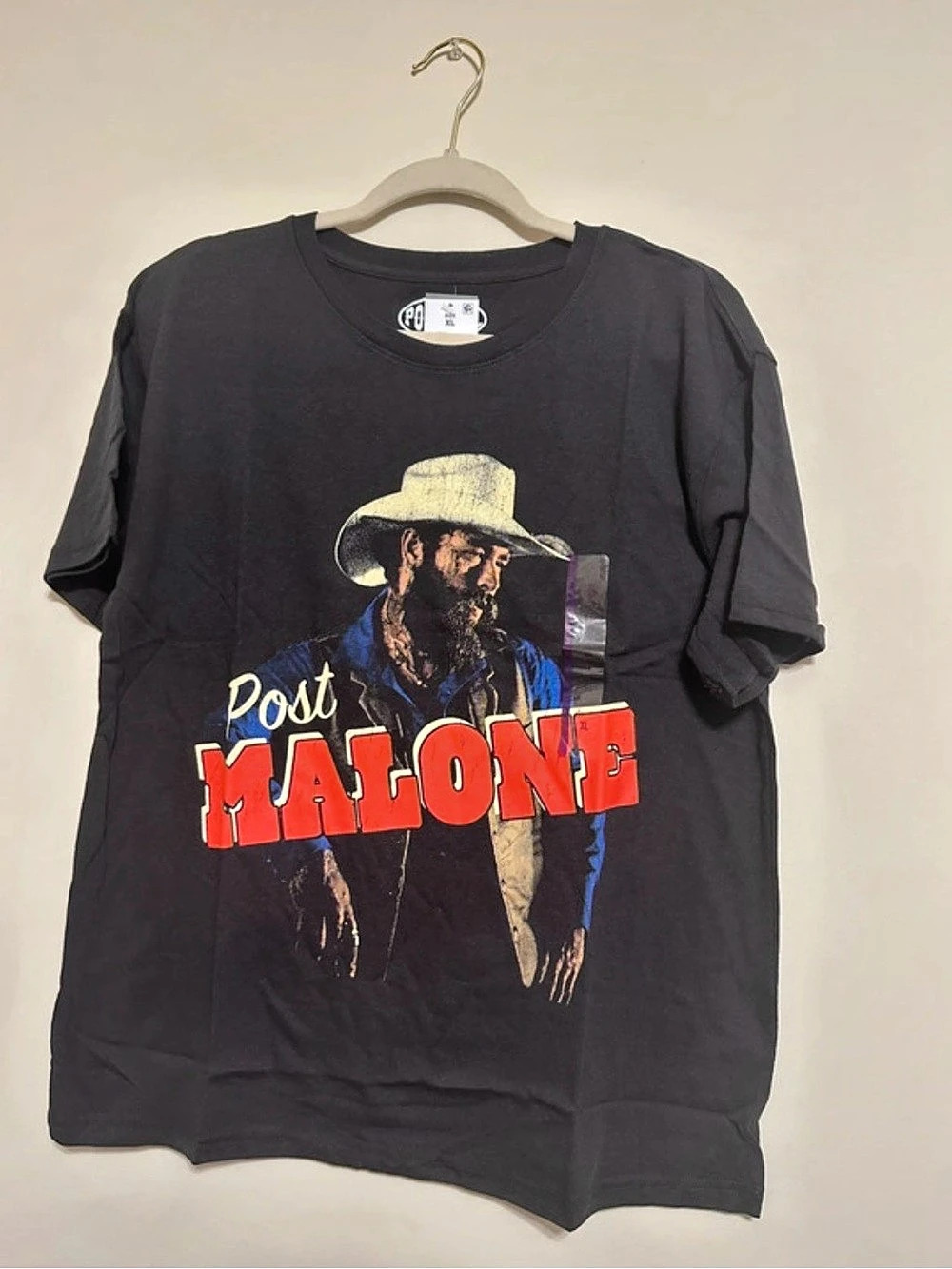 Post Malone x Coors graphic tee Black XL Like New
